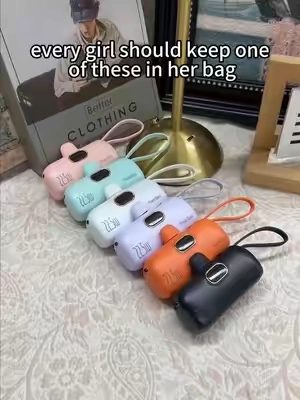 ⚡️🔋Portable mini charging treasure#powerbank #minipowerbank #TikTokShopSpringGlowUp #christmasshopping #Greenish 