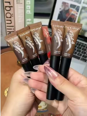This professional brow tint gives a semi-permanent brow look that lasts for weeks.👇🔥#BrowTint #BrowRoutine #PeelOffBrows #WaterproofMakeup #TikTokMadeMeBuyIt 