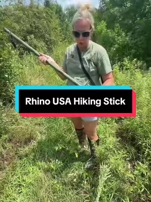 The hiking stick everyone needs not just for comfort but safety @Rhino USA #hikingstick #hikinggear #hikers #outdoorsman #rhinousa 