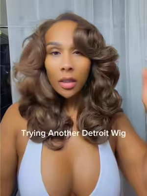 Y'all know the Detroit wig is my girl, so I had to try another variation. #detroitwig #detroitwiginstall #syntheticwig 