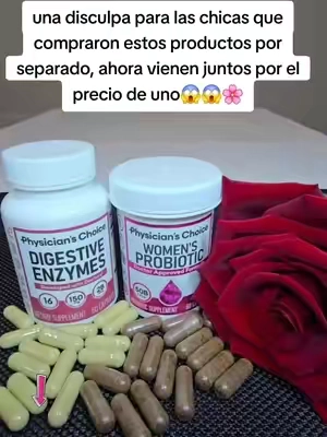 #physicianschoice #womenshealth #probioticsforwomen #digestiveenzymes #tiktokshopsummersale @Physician’s Choice 