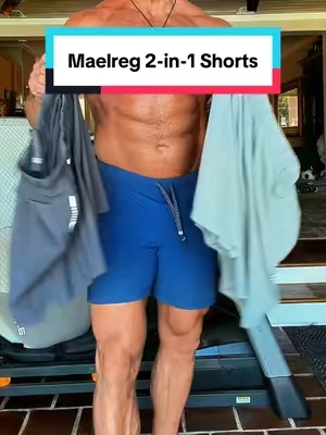 The Maelreg 2-in-1 shorts feature a supportive built-in liner, lightweight stretch fabric, and a secure elastic waistband with a drawstring for the perfect fit. Whether you’re training, grabbing lunch, or running errands, these shorts are made to keep you comfortable from morning to night. #mensshorts #workoutshorts #runningshorts #mensstyle #gymwear 