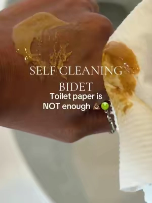 Just get the bidet. It’s cleaner and you feel even fresher #bidet #selfcleaningbidet #bathroomupgrade 