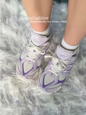 The most gorgeous purple color 🦄 #shoes #newbalance9060 #purplecolor #womenshoes #flykicks 