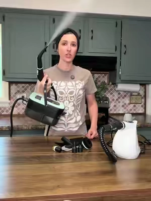 #upgradedsteamcleaner #nontoxiccleaning #steamcleaning #CleanTok #powerofsteam 