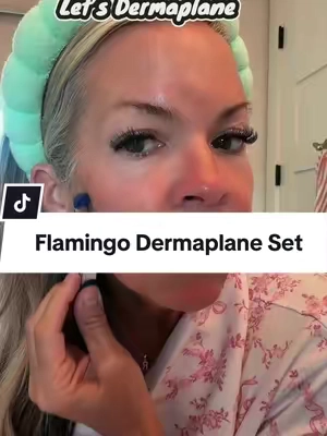 Obsessed with the @Flamingo dermaplane razor #tiktokshopsummersale #summerwins #summervibes #skincareroutine #dermaplane 