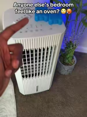 I wish I had this last summer…😩 🥵 #portableac #portableacunit #portablefan #ac #accooler 