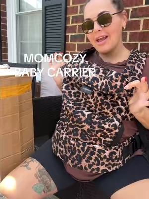 The way i am SO excited for her to be here🥹😭🤰🏼 Look at @Momcozy Official new baby carrier pattern i am gawkinggggg !  #babycarrier #babywearing #momcozy 
