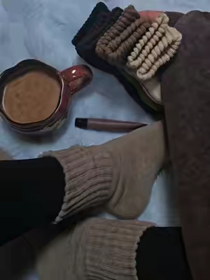 so comfy cozy 😌  #warmfuzzysocks  #cutefallsocks  #cozyfallvibes  #cozyfallsocks  #fallsocks 