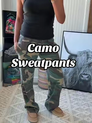 Camo Sweatpants #tiktokshopcreatorpicks  #sweatpants  #camosweatpants 