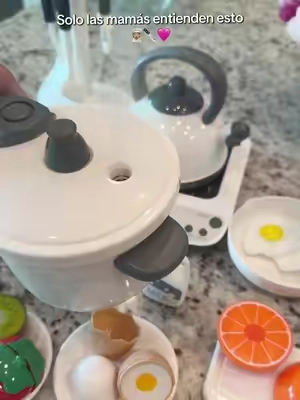 Este set the cocina de juguete le va encantar a cualquier niño! #kitchentoyset 