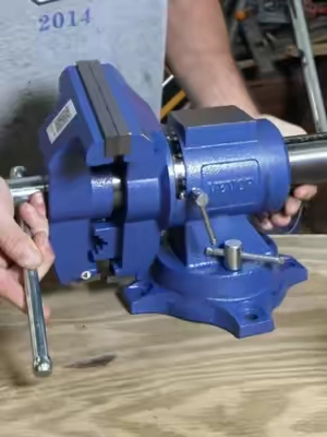 Upgrade your workshop with the VEVOR 5-Inch Heavy-Duty Bench Vise! Featuring a 30KN clamping force, 360° rotating head, and double swivel base, this bench vise delivers maximum precision and flexibility for woodworking, metalworking, welding, automotive repair, and DIY projects. Built from durable ductile iron with hardened grooved jaws for a secure grip on flat and round materials. A must-have tool for every garage, workshop, or job site.  #VEVOR #BenchVise #GarageTools #WorkshopTools #DIYTools #Metalworking #Woodworking #MechanicTools #HeavyDuty #ToolTok #Fabrication #HomeImprovement #TikTokShopCreatorPicks