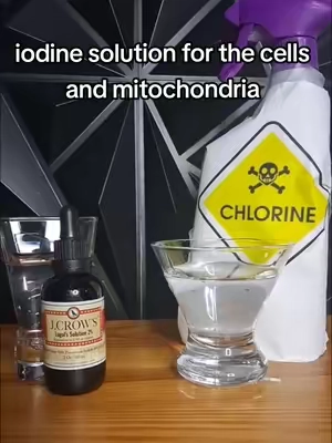 Iodine solution for the cells and mitochondria 🙌🧬  #naturalsupplements #health #wellnesstips 