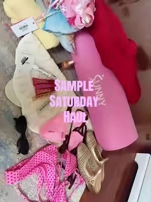 One day late oops #samples #samplehaul #collectivehaul #hauls #haulvideo 