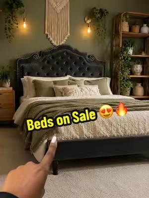 its giving princess and the frog bedroom 🥰🥰🥰 #bedroom #bed #sale #furniture #affordable 