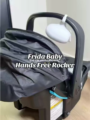 My baby cries anytime the car stops moving, and this hands free rocker just made car rides that much more peaceful! 🚗👶🏼 @frida  #fridababy  #momhack  #babyessentials  #mommusthaves  #tiktokshopsummersale 