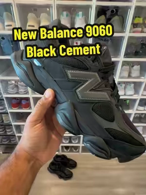 New Balance Men's 9060 Black Cement #newbalance9060 #newbalance #newbalance9060blackcement #stockx #tiktokshopsummersale