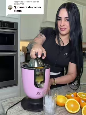 Respuesta a @indigos901 con las naranjas navel tendras un jugo mucho mas rico #electricjuicer #dealsforyouday 