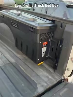 It’s nice not having to jump up inside of my truck bed to get something now! #tiktokshopjumpstartsale #vevortools #toolbox #truckbed #trucktools 