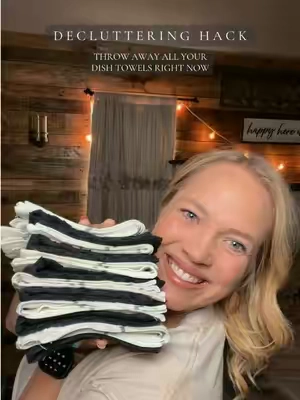 Get rid of the towels, girl! #towels #kitchen #dishtowels #tiktokshopsummersale #tiktokmademebuyit 