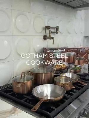 Good cookware is one of those investments you’ll thank yourself for every single time you cook. 🍳✨  #GothamSteel #CookwareSet #KitchenFinds #HomeEssentials #TikTokShop