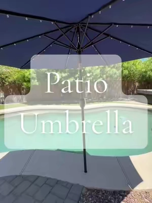 #patioumbrellawithlights #outdoorumbrella #poolumbrella #patioumbrella  