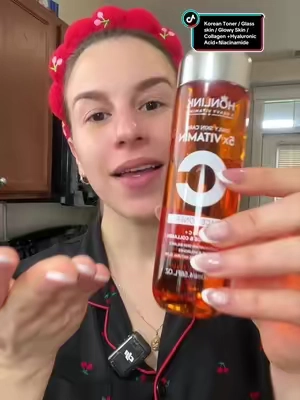 Envío gratis!!✅🙂‍↔️✨súper bueno 10/10 Tónico coreano / Piel de vidrio / Piel brillante / Colágeno + Ácido hialurónico + Niacinamida #toner #vitaminac #cuidadodelapiel #antiaging #hyperpigmentation 