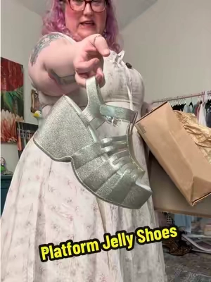 Melissa Station 79 Women's Platform Heel Sandals ✨ #platformshoes #90sfashion #jellyshoes #cuteshoes #tiktokshopsummersale 