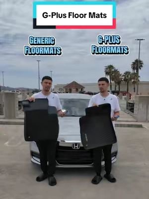 G-Plus Floor Mats Vs Generic #caraccessories #floormat 