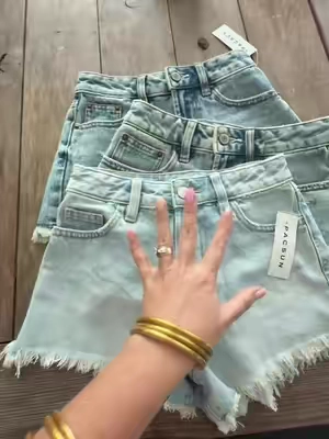 #pacsun #flashsale #jeanshorts 