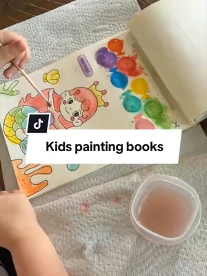 A fun & easy way to keep your kids off the screens! @jarmeloofficial  #kidsactivities #messfreepainting #kidspainting #tiktokshopsummersale #kidscrafts 