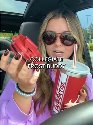 @Frost Buddy new collegiate cup tumblers ❤️🧋🏈👏🏼 #frostbuddy #togobuddy #coffeetumbler #footballcup #gamedaycup 