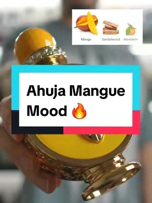 Ahuja's Mangue Mood, a mango banger 🔥 #cologne #smellgood #fragrancetiktok #perfumetiktok #fragrances 