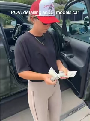 This is how you get the big tips when you’re detailing vehicles. You take care of all the black plastic trim make it look brand new. #cardetail #plastictreatment #truckdetailing #detailer #trucks 
