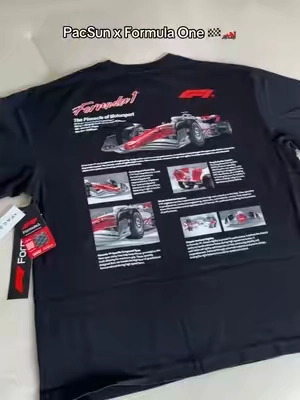 This PacSun × Formula One tee might be one of the cleanest graphic tees I’ve seen.😮‍💨 #pacsun #formula1 #menstshirt #graphictee #f1 