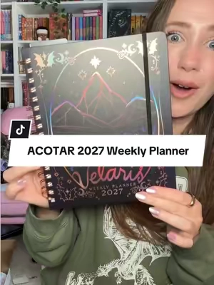 This officially licensed Velaris planner is STUNNING 🌙 From monthly and weekly layouts to tabs, stickers, and a hardcover with foil details, this is the planner I’ll actually want to use every day ✨  🌙 Officially licensed ACOTAR 📖 Weekly & monthly layouts ✨ Foil cover, tabs & stickers #BookTok #ACOTAR #SarahJMaas #PlannerTok #BookishLife @ConQuest Journals, Inc.  