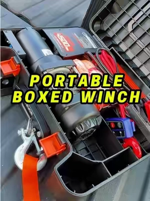 Hang large game, load and secure trailers, winch ATVs. A portable winch with endless possibilities. #winch #portable #atv 