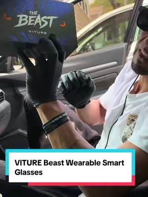 VITURE Beast Wearable Smart Glasses - 174” Display, 1200p Resolution, 58° FOV, Built-in VisionPair 3DoF, Dynamic Dimming, Harman Audio, USB-Enabled, Automatic Vision Tuning Audio Smart Glasses for iPhone, Android, Switch 2 #luma #thebeast #smartglasses #paratiiiiiiiiiiiiiiiiiiiiiiiiiiiiiii #tiktokshop 