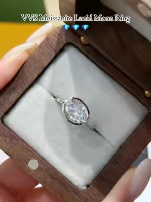 VVS Moissanite Lucid Moon Ring💎💎💎#ring #moissanitering #ovalring #TikTokShopSummerSale #2026 #delzzad #waterproofjewelry #jewelry #giftideas #viral #delzzadjewelry #nontarnishjewelry #beautiful #luxury #affordable #diamond #diamondtester #fyp #moissanite #bidandwin #ovalcut