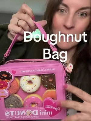 Free shipping  Looking Like A Snack Crossbody Bag- the doughnut bag!! ##pursetok##Foodie##doughnutbag##handbag##crossbodybag@@Dolls Kill