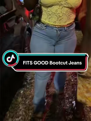 I finally found bootcut jeans that actually flatter my shape. Of course I linked them 🔥 #tiktokshopcreatorpicks #tiktoksummersale #bootcutjeans #stretchy #goodamerican 