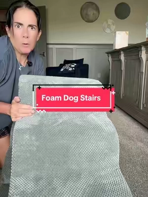 These dog stairs give small, senior, or short-legged dogs an easier way to reach the couch or bed without constantly jumping. They’re a simple upgrade, but they can make everyday movement feel much more manageable. I linked them below for anyone whose dog keeps waiting to be lifted up.  #DogStairs #DogTok #PetFinds #TikTokMadeMeBuyIt #SeniorDog