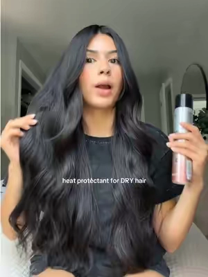 make sure to use the RIGHT heat protectant on dry/ wet hair #heatprotectant #healthyhair #heatstyling #joico #tiktokshopcreatorpicks 