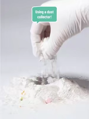 Using a dust collector to protect yourself! Portable, cordless, and with 3 speed settings — perfect for any workspace. 👉🏻Check my shop! #melodysusie #nailtools #nailtech #nailtechcheck #dustcollector 