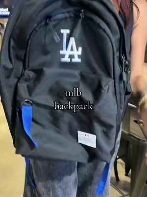 Back-to-school shopping just got a whole lot better. 💙⚾ This Dodgers backpack has the perfect amount of space, fits all the essentials, and is one they’ll actually be excited to carry. Linked in my storefront! 🎒✨ #BackToSchool #Dodgers #SchoolBackpack #TikTokShop #SchoolEssentials
