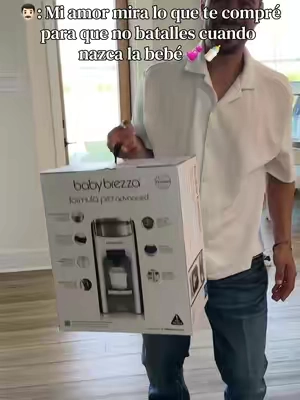 Quedé encantada 🥹💕 El trabaja fuera y no siempre estará para ayudarme 🥲 #babybreezaformulapro #babybrezza #formuladispenser #parati #paratiiiiiiiiiiiiiiiiiiiiiiiiiiiiiii 