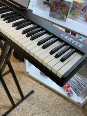 Garvee 88 key foldable piano keyboard. #garvee #keyboard #piano #foldablepiano #tiktokshopsummersale 