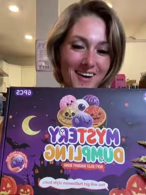 Halloween dumplings #halloween #stress #anxiety #fidget #dumplings 