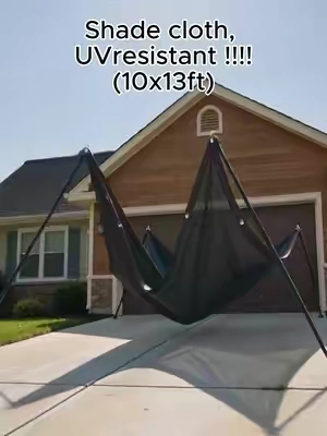 The easiest and most budget-friendly way to protect your yard #sunshadenet #outdoornet ##shadenet #GardenShade