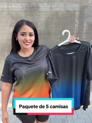 Perfectas para el gym y el diario Son 5 en el paquete 🛍️✨ #ropadeportiva #playerasdeportivas #playeras #tiktokshopcreatorpicks #dealsforyoudays 